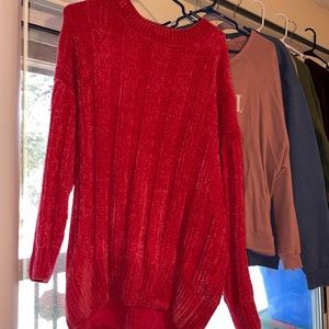 Red sweater